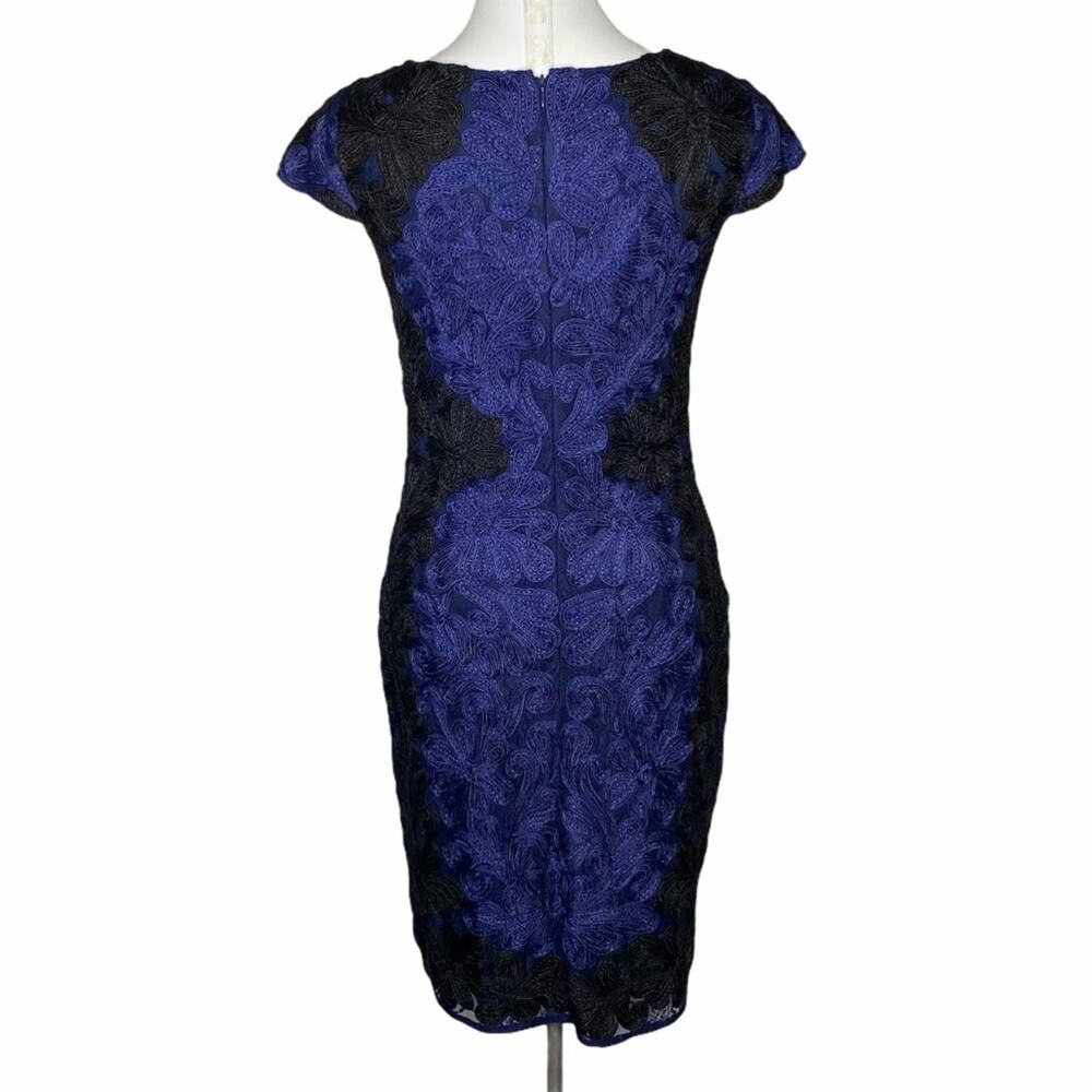 Js Collection Contrast Soutache Sheath Dress Size… - image 3